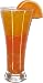 TEQUILA SUNRISE GLASS Fake Drink Image