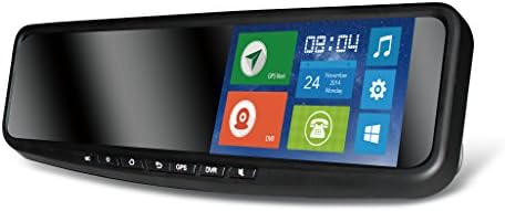 JXTV JC600U 3G Rearview Mirror DVR with Google Map Navigation+5.0 Inch IPS Screen+1080p + g-sensor+wifi+bluetooth+dual Lens+android 4.4+gps Tracking Via Platform/app +16gb Tf Card.