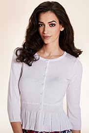 Per Una 3/4 Sleeve Peplum Cardigan