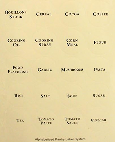 100 Clear Spice Rack Labels With Black Print Label Your Kitchen Shelf Jars Racks Home Beauty Project