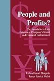 People and Profits?: The Search for A Link Between A Company's Social and Financial Performance (Series in Organization and Management)