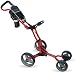 Masters - Quattro Four Wheel Golf Trolley Cart - Red