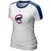Chicago Cubs Ladies White Centerfield T-Shirt by Nike