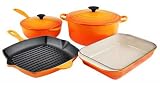 Le Creuset 6 Piece Classic Cookware Set - Flame