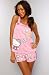 Hello Kitty Intimates The Pink Cupcake Nighty Set,Sleepwear for Women