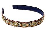 L. Erickson USA Ribbon Headband - Caspian Navy