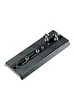 Manfrotto 357PLV Rapid Connect Sliding Plate with 2-1/4-Inch-20 and 3/8-Inch Fixing Screws - Replaces 3272 (Black)