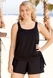 Beach Belle® Punaluu Plus Size Blouson Shortini - Plus Size Swimsuit Plus Size Swimsuit