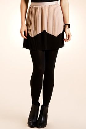 Limited Collection Colour Block Pleated Mini Skirt