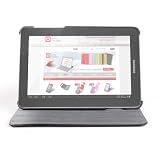 Etui Luxe Noir DURAGADGET avec Port de Maintien rotatif 360� pour votre tablette Samsung Galaxy Tab 2 7.0 (P3100 et P3110)par Duragadget