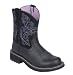 Ariat Women's Fatbaby II Boot,Black Deertan/Orchid,7.5 M US
