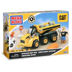 Childrens Toyshop  Collectible : Mega Bloks CAT Articulated Dump Truck