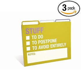 Knock Knock Fun File Folders: Stuff, Documents, And Bills (2 Each) (Pack of 3)