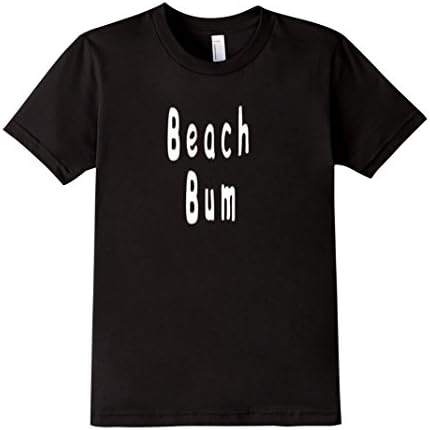 Kids Beach Bum 2 - Slim Fit T Tee Shirt  6 Black