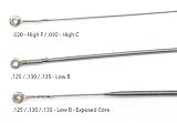 MTD Kingston .130 Stainless Steel Low B, Exposed core Bass String