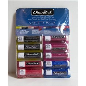 Chapstick Lip Balm 12-Pack Variety