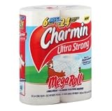 Charmin Ultra Strong, Toilet Paper 6 Mega Rolls (Pack of 3)