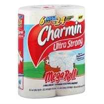 Charmin Ultra Strong, Toilet Paper 6 Mega Rolls (Pack of 3)