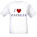 I LOVE PATRICIA - Name-series - White T-shirt