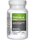 24 HOUR FLASH SALE for $12! #1 Pure Premium Triphala, 1500mg per serving, Potent yet Gentle Super Antioxidant Colon Cleanser & Detoxifier, for Digestion & Regularity. Best Source of Organic Linoleic Acid | Ayurveda Supplement powder blend in vegan friendly capsules