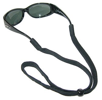 Black Nylon Eyewear Sunglasses Holder Retainer Sun Glasses