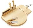 Prodyne CB-50 Beech wood Cheese Slicer Board with Four Knives
