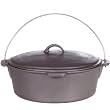 Cajun Cookware Dutch Ovens 16 Quart Cast Iron Dutch Oven