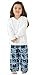 PajamaGram Blue Snowflake Fleece Matching Family Pajama Set