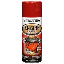 Rust-Oleum 248962 Automotive 12-Ounce 500 Degree Engine Enamel Spray Paint, Universal Red