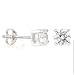 STUDIO 925: *WILLOW 5A 1CT ROUND CZ STUD EARRINGS*