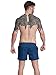 Neleus Men's Beach Shorts Swimming Trunk with Pockets,802# Navy Blue,USA S,Tag M
