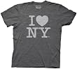 I Heart NY New York Love Grey Mens T-shirt