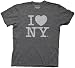 I Heart NY New York Love Grey Mens T-shirt
