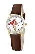 Disney Women's D081S007 Ariel Brown Leather Strap Watch