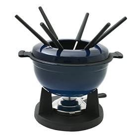 Swissmar 10-pc. Lucerne Meat Fondue Set - Dark Blue by Swissmar