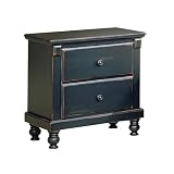 Sand Through Nantucket Nightstand - Black