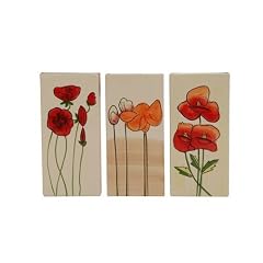 KAMINO TREND - Heizk�rperverdunster Mohnblumen, sortiert
