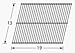 Music City Metals 54501 Porcelain Steel Wire Cooking Grid Replacement for Select Gas Grill Models by Arkla, Charbroil and Others