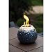 Blue Spirals Ceramic Fireside Firepot