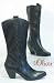 s.Oliver Leder Stiefel schwarz Western Style