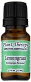 Lemongrass Essential Oil. 10 ml. 100% Pure, Undiluted, Therapeutic Grade.