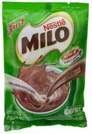 Nestle Milo Chocolate Malt Flavoured Mixed Beverage Activ B 3in1 35g. Pack 5 (Net 6.15 Oz) Product of Thailand by HUDAR THAILAND