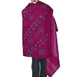 Wool Accessory Tie & Dye Embroidered Shawls 80 x 35 inches