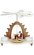German Pyramid - Santa Claus Tea Candles German Pyramid - Santa Claus Tea Candles