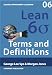 Lean Six Sigma Terms and Definitions (Business Improvement Leadership)