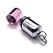 KONOV Stainless Steel Pill Cross Womens Necklace Pendant, Pink Silver, 24 inch Chain