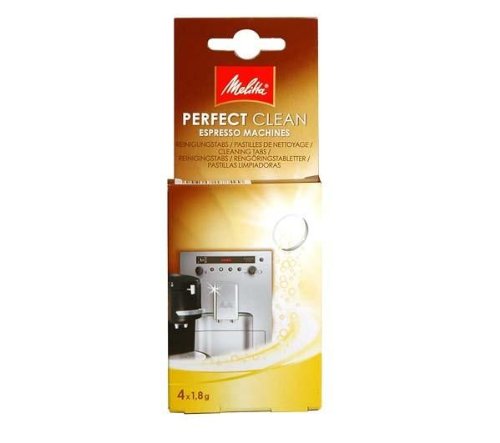 MELITTA Pastillas de limpieza de cafetera automática o de cápsulas- 4x1.8 gramos MELITTA Pastillas de limpieza de cafetera automática o de cápsulas- 4x1.8 gramos