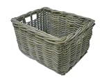 Grey Wicker Storage Basket - Small
