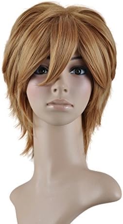 Taobao Building Amnesia Toma Hino Satoshi Crazy Square Brown Layered Anti-Alice Hair Short Cosplay Wig Anime Show Costumes Party Wigs