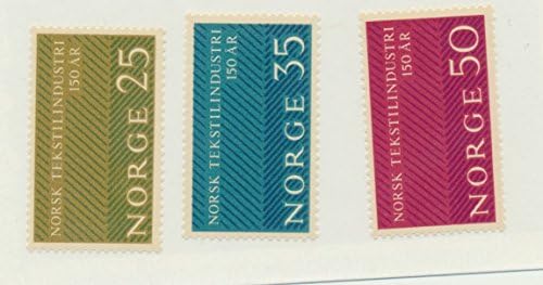 Norway Scott #443 To 446 - Norwegian Textile Industry Issue From 1963 - Collectible Postage Stamps